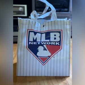 New York Yankees MLB Fan Shop Reusable‎ Tote Bag Pinstripe Baseball